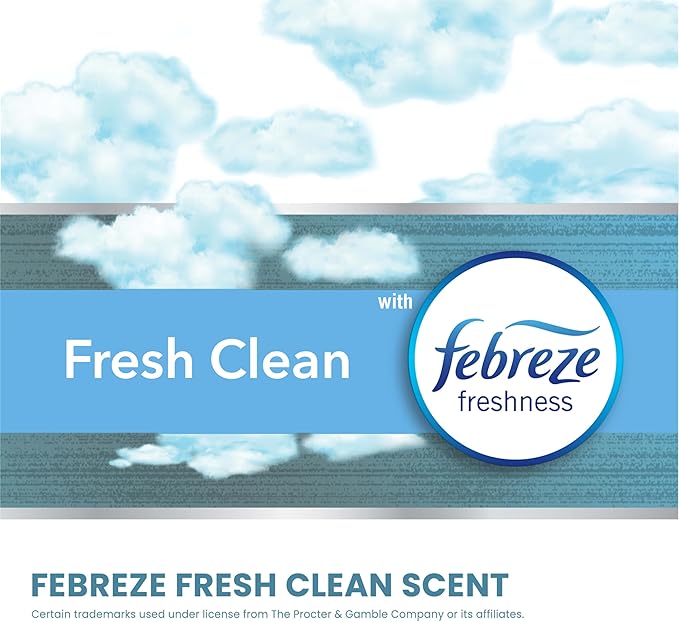 Glad ForceFlex MaxStrength Kitchen Trash Bags, 13 Gal, Fresh Clean Febreze