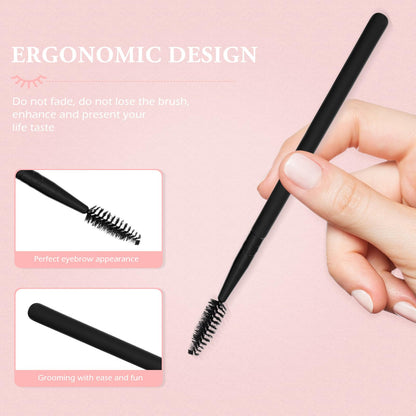 KAJNBN 15pcs Makeup Brush Set with Eyebrow Angled Brush Eyelash Spoolie for Women Black Cosmetic Tools Kit for Daily Beauty Application and Household Use