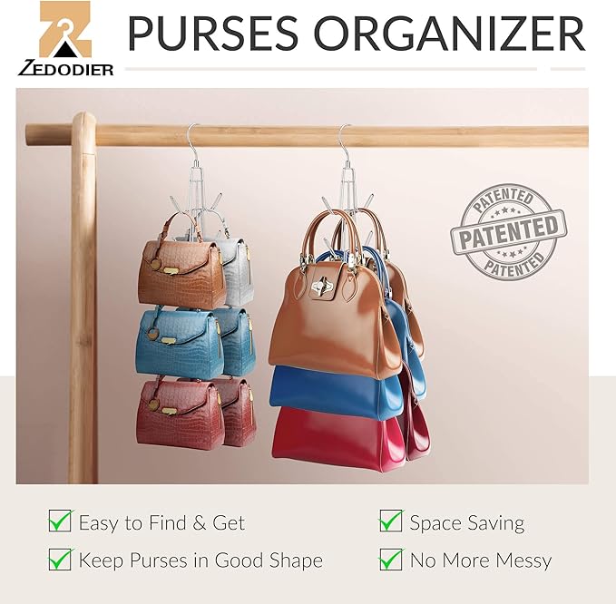 ZEDODIER Purse Hanger Organizer