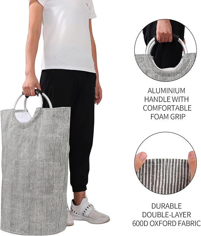 Dalykate Large Laundry Basket 82L Collapsible Oxford Fabric Laundry Hamper