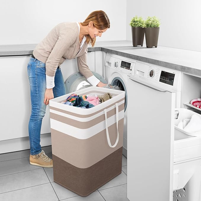 StorageRight Large Collapsible Laundry Basket Hamper