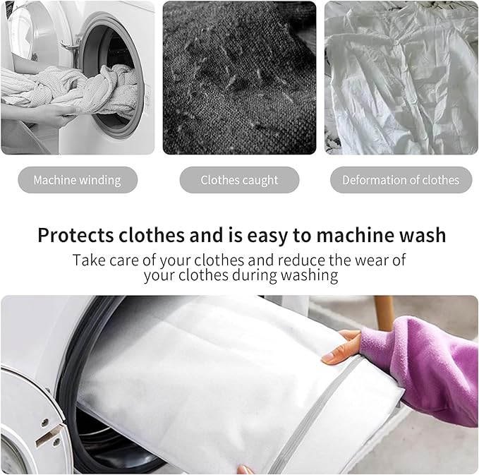 3 Pack Small Mesh Laundry Bags by MDSXO- Small Durable Lingerie Delicates Bag
