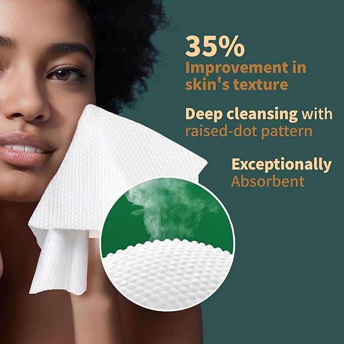 Ourmed Life Face Towels, Lint- free Face Wipes