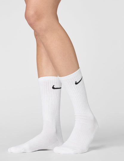 NIKE Men's Everyday Cushion Crew Training Socks 6 Pair , White/Black, L UK