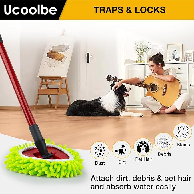 Chenille Duster Mop Head Compatible