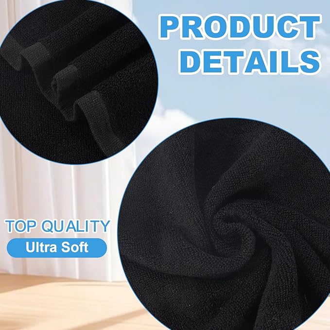 6 Pack Microfiber Wash Cloth, 12x12 Inch Highly Absorbent and Soft Feel