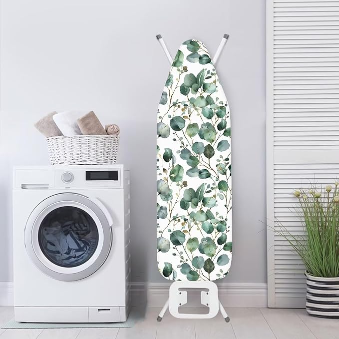 ZDCUSTOM Green Leaf Ironing Board Cover