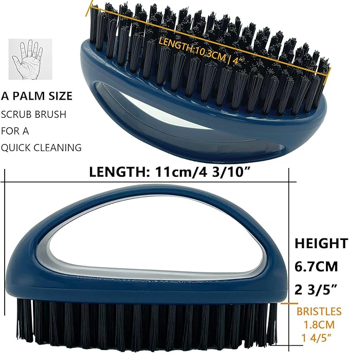 Small Scrub Brush with Nylon Bristles