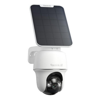 REOLINK First 4K Solar Security Cameras Wireless Outdoor, Argus PT Ultra+ 3W Solar Panel, 360° Pan Tilt Auto-Tracking, 8MP Color Night Vision, 2.4/5 GHz Wi-Fi 6, No Monthly Fee, Home Hub Compatible