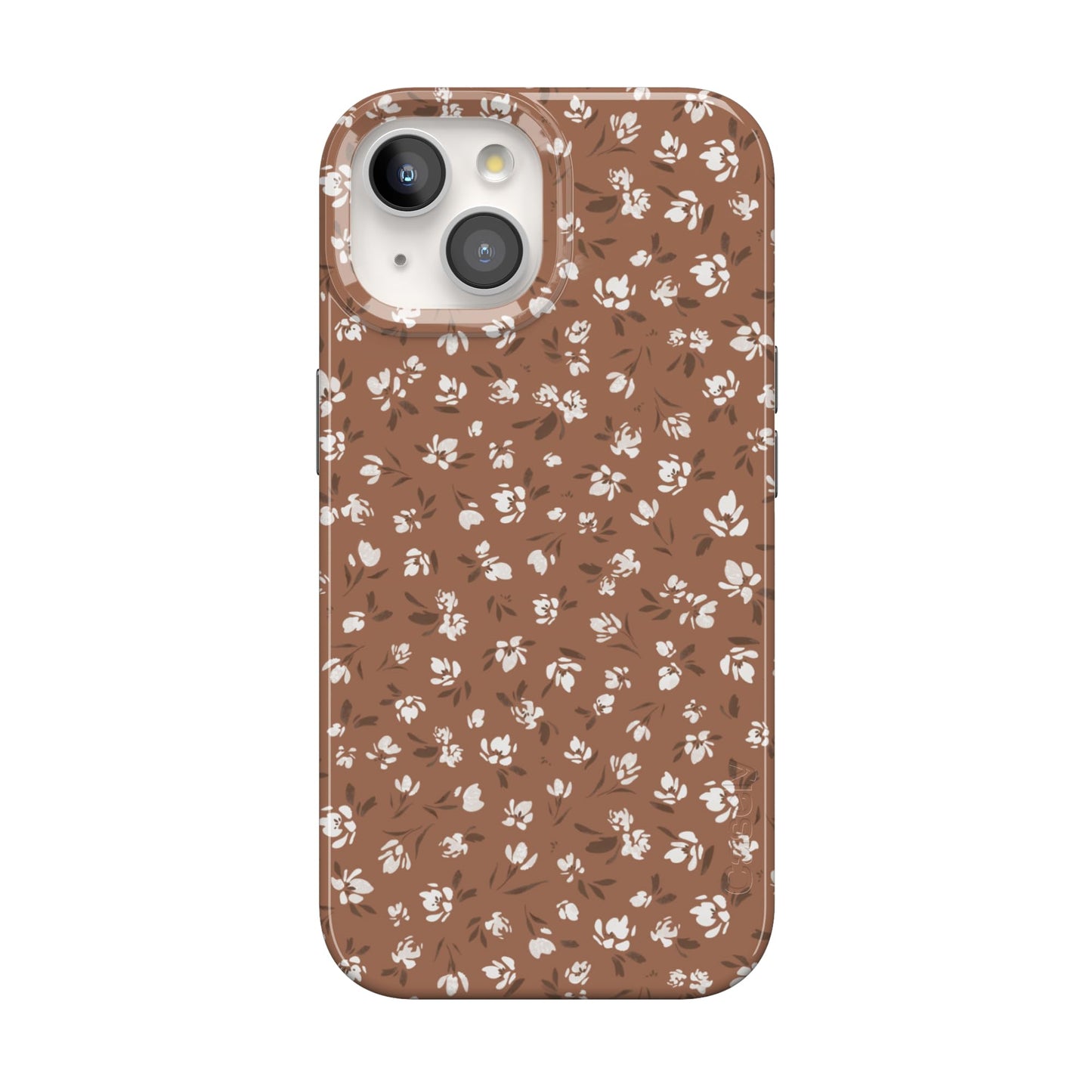Casely iPhone 15 Plus Case | Fit Check | Neutral Checkerboard Checkered Classic Case | Compatible with MagSafe