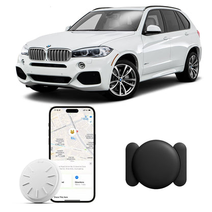 GPS Tracker for Vehicles, MINI Car Tracker Device Hidden for Vehicle, No Monthly Fee, Real-Time Tracker Device for Vehicles Work with Find My (iOS Only), Magnetic Waterproof Car GPS Tracker, 1PCS