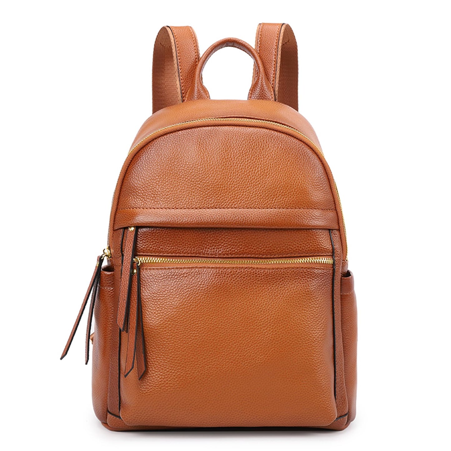 Kattee Women Real Leather Backpack Anti-Theft Rucksack Fashion Shoulder Bag Purse Fits 11inches Tablet