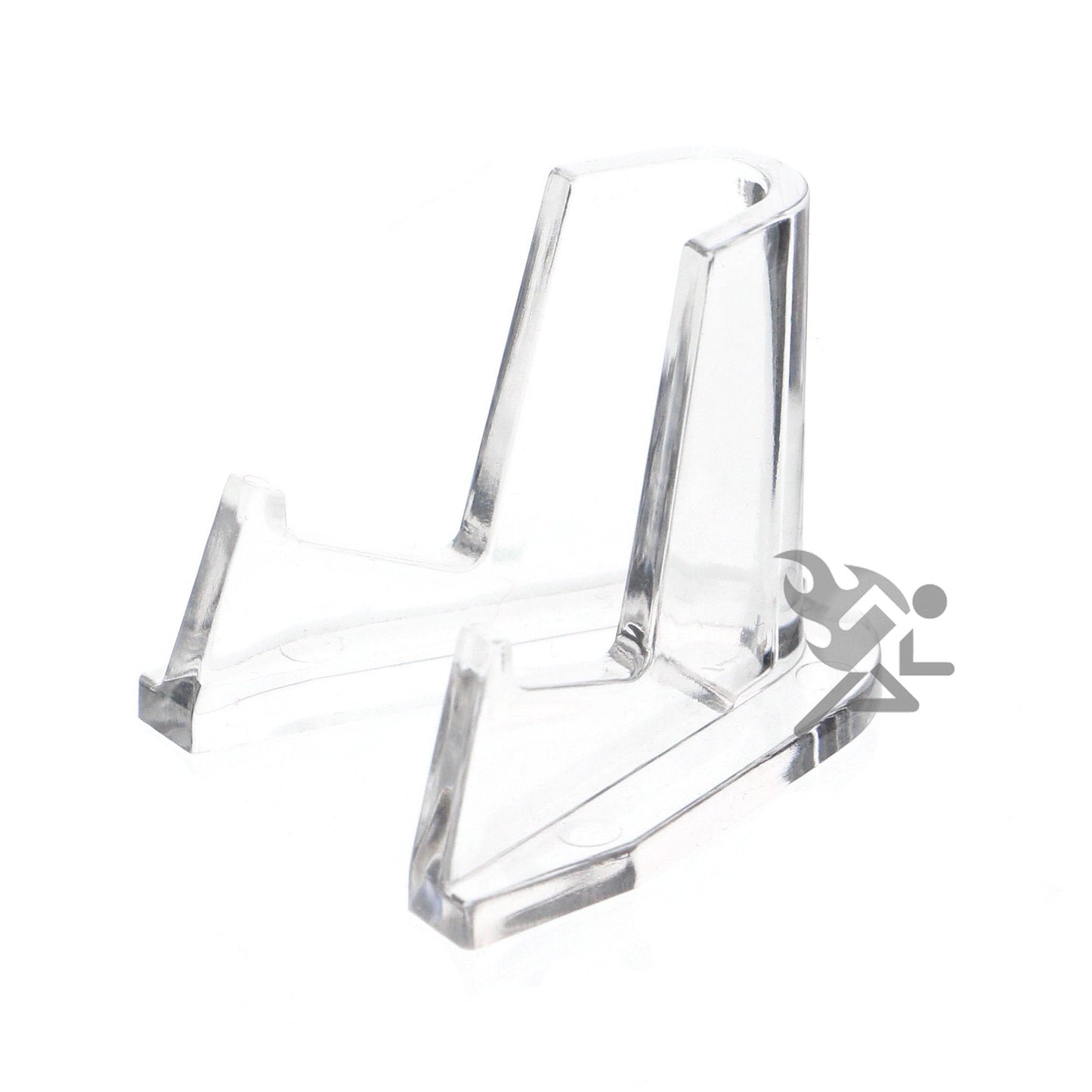 OnFireGuy Currency & Coin Slab Display Stand Deluxe Easels 1/2" Shelf, Clear 10 Pack