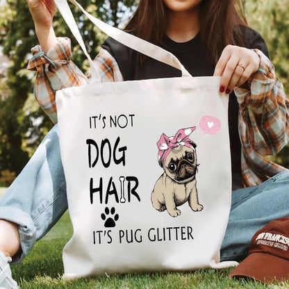 HIGHTERTON Pug Gifts for Women, 5pcs Gift Set for Dog Lovers With Reusable Bag, 50 Stickers, Ideal for Dog Moms and Pet Lovers