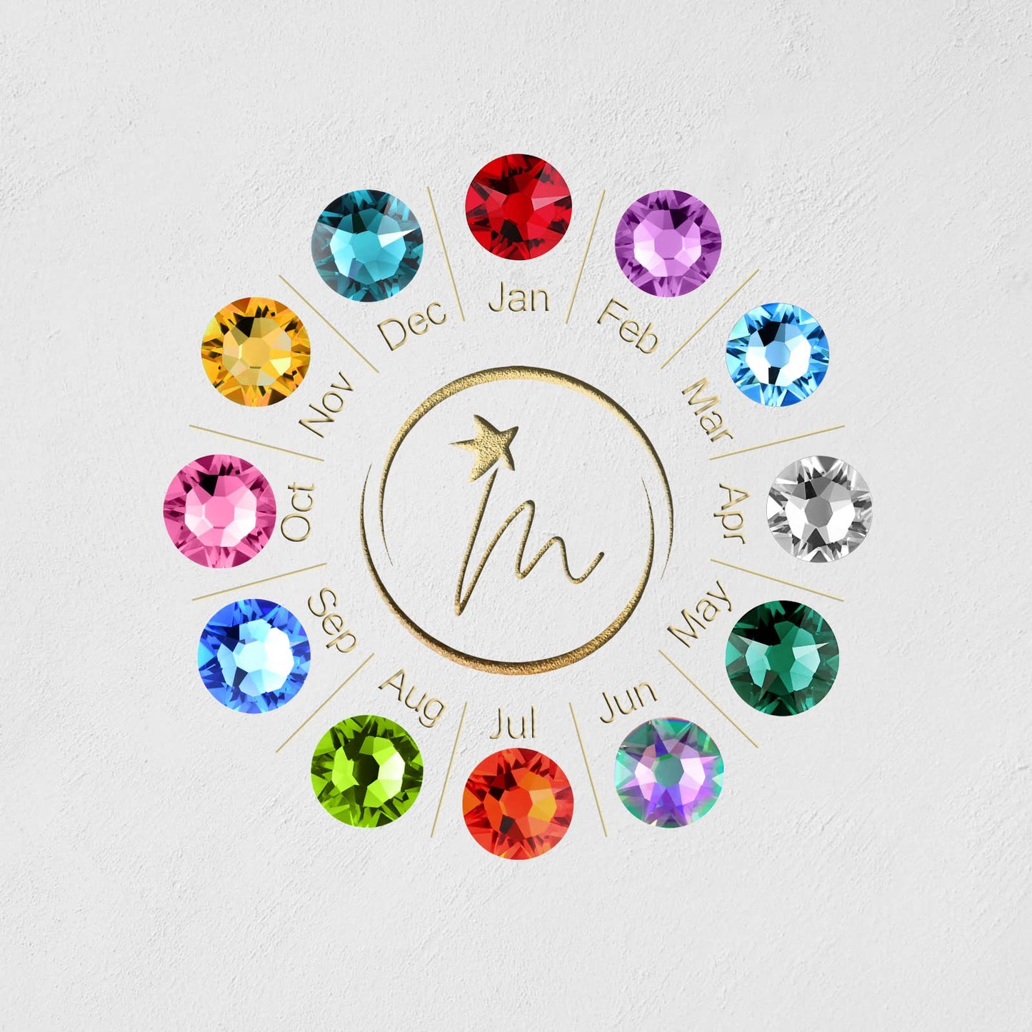 TMT Personalised necklace with Birthstone heart pendant gift box | initial heart necklace engraved for Daughter Mum Best Friend Girlfriend | Birthday gift for 18th 21th 30th 16th 13th