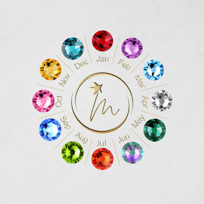 TMT Personalised necklace with Birthstone heart pendant gift box | initial heart necklace engraved for Daughter Mum Best Friend Girlfriend | Birthday gift for 18th 21th 30th 16th 13th