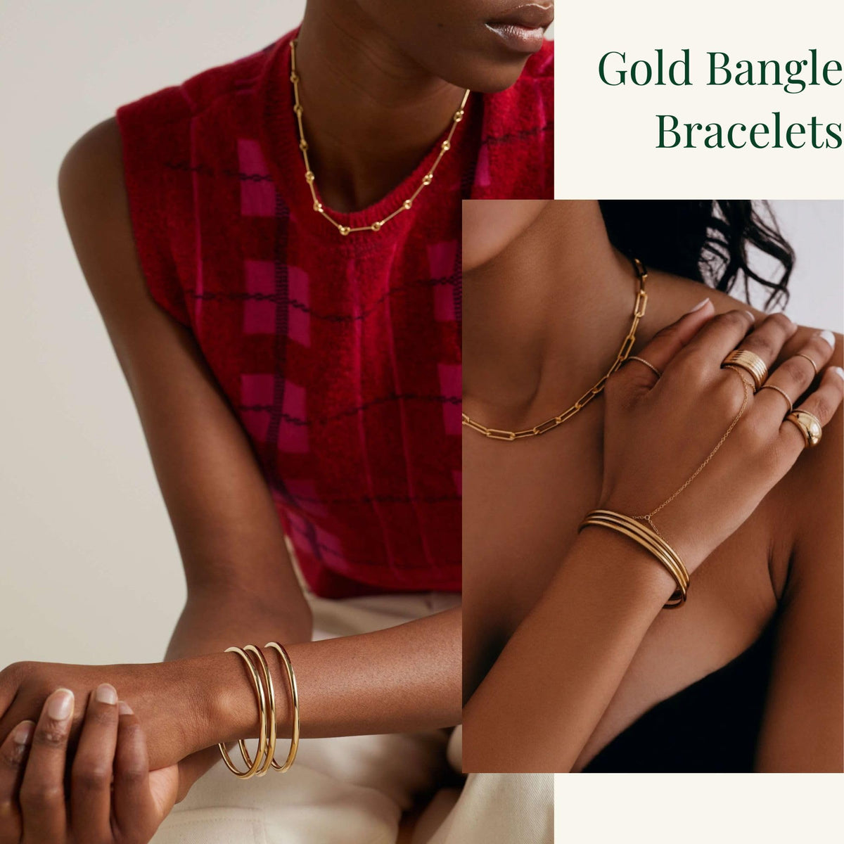 Kainier 3mm 14K Gold Plated Bracelet Stainless Steel Glossy Stackable Thin Round Bangle Bracelet for Women Oval Solid Plain Polished Bracelet Best Gifts for Love