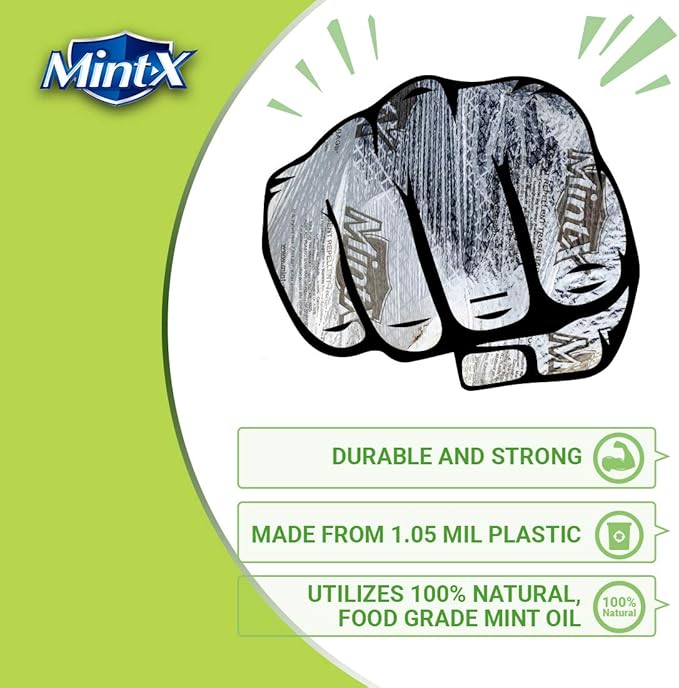 Mint-X Rodent Repellent Outdoor Home and Industrial Trash Bags