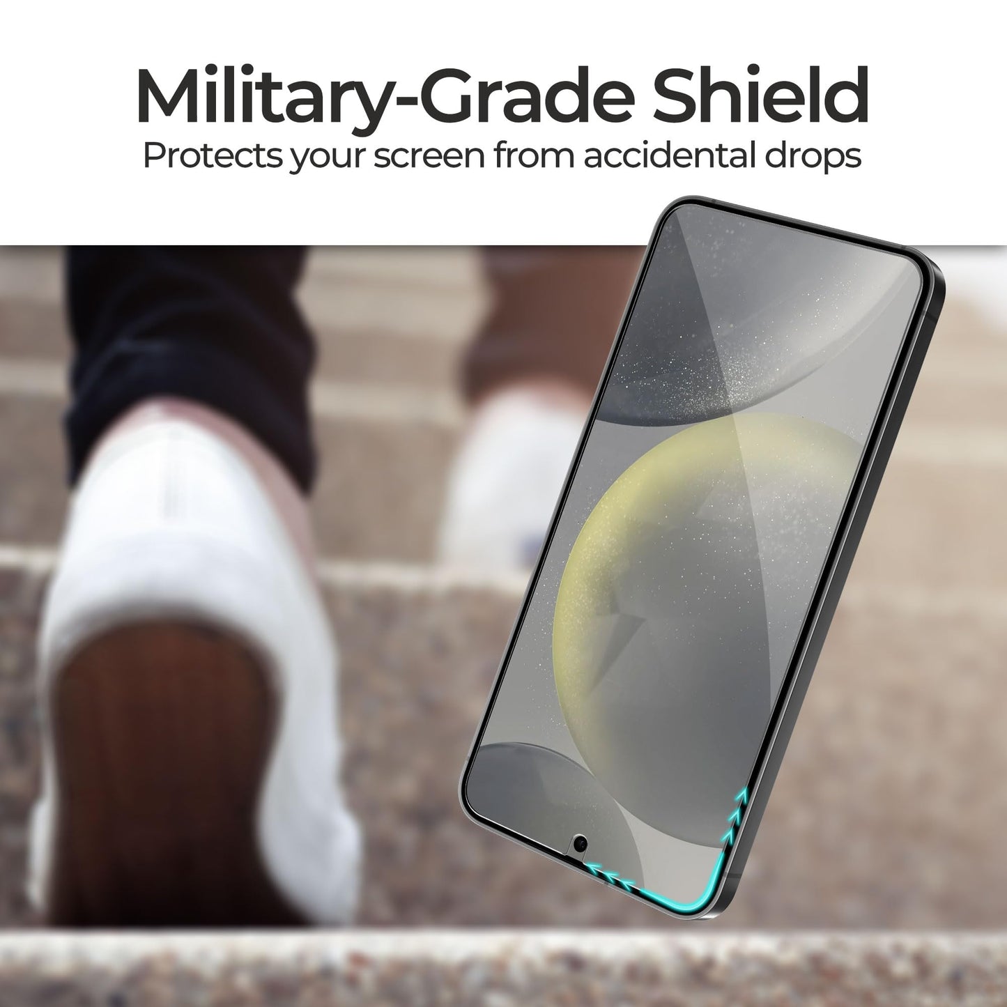 ArmorSuit 2 Pack for Samsung Galaxy S24 Ultra Screen Protector (6.8") Case Friendly MilitaryShield HD Clear Film - Made in USA