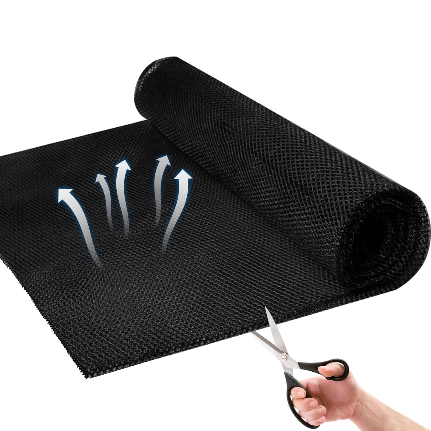 RV Mattress Underlay, 80 X 60 inch 3D Air Meshfiber Under Mattress Ventilation, RV Queen Mattress Pad for RV Bed, Campers, Boats