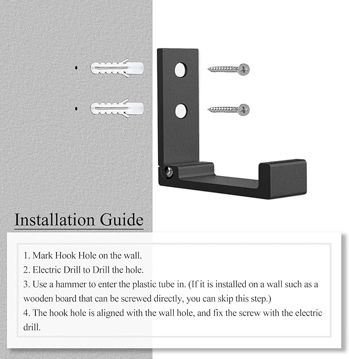 OHIYO Folding Wall Hook 2PCS Folding Coat Hooks