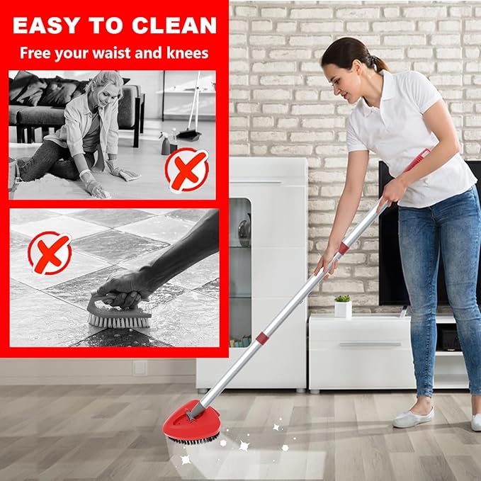 Upgrade Scrub Brush Replacement Head Compatible