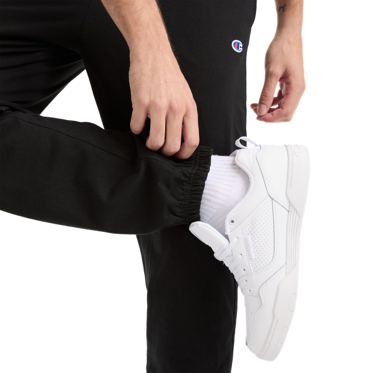 Champion mens Everyday Cotton Closed Pant pajama bottoms, Black, XX-Large US