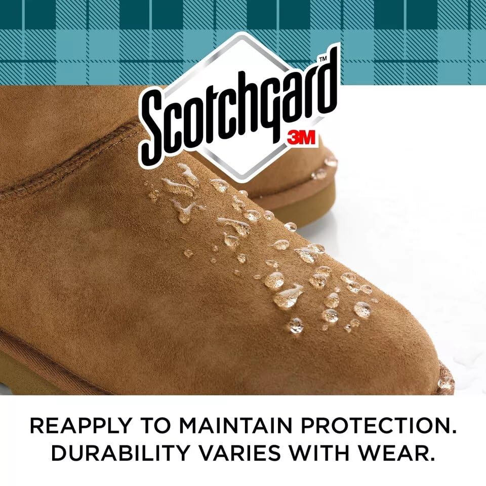 Scotchgard Suede & Nubuck Protector, 1 Can, 300 ml - Water Repellent Spray, Helps Minimize Salt Stains - For Boots, Shoes, Coats, Gloves & More