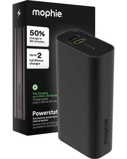 Mophie Powerstation Fast 10,000mAh Power Bank | Faster Charging | 30W, Multi-Device
