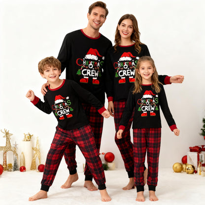 Awoscut Family Christmas Pajamas Matching Pajamas for Family, Xmas PJs Sets Holiday Sleepwear(#a-2, Mom, M)