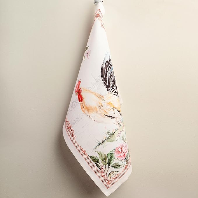 Maison d' Hermine Kitchen Towels Set of 2 100% Cotton 27.50" x 20" Reusable