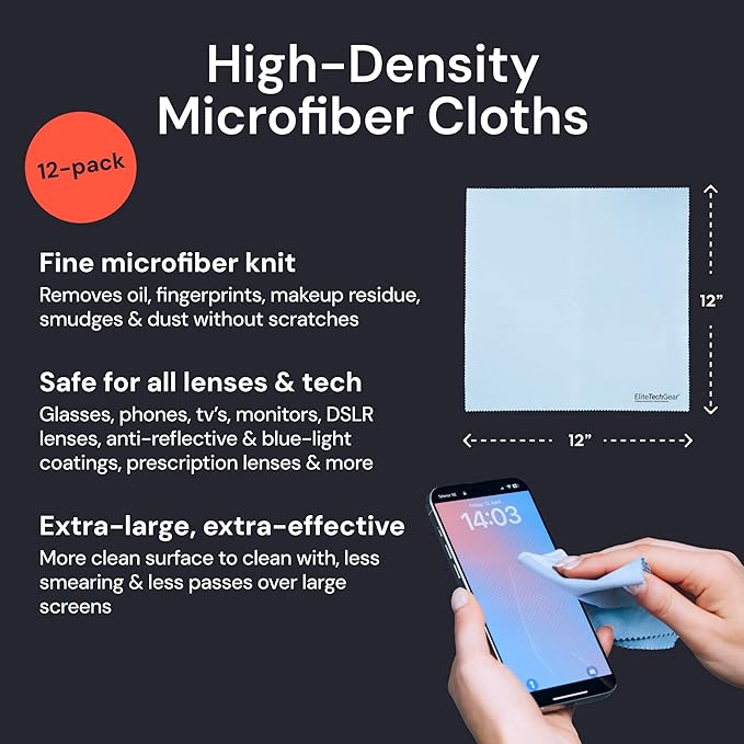 Elite Screens Microfiber Cleaning Cloth