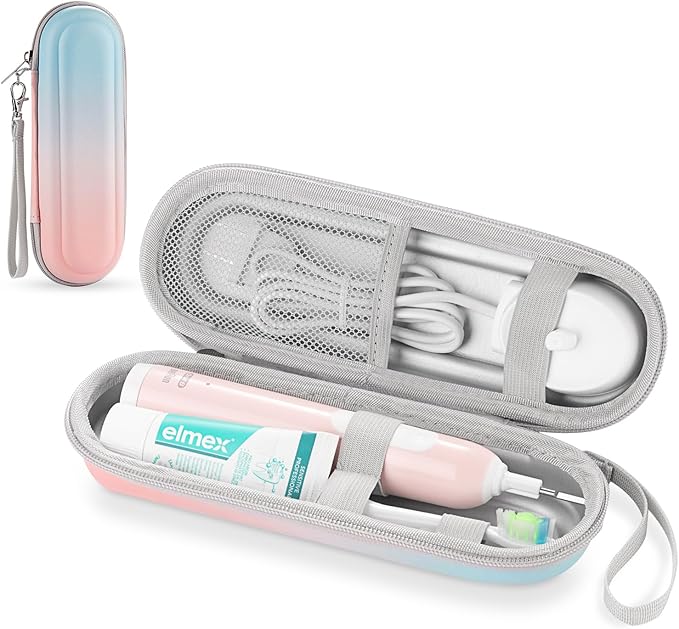 Toothbrush Travel Case for Oral B/Oral-B Pro 1000 1500 5000 7000 & Philips