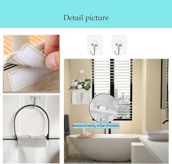 4pcs Wall Hanging Storage Bag, Wall Hanging Organizer bags