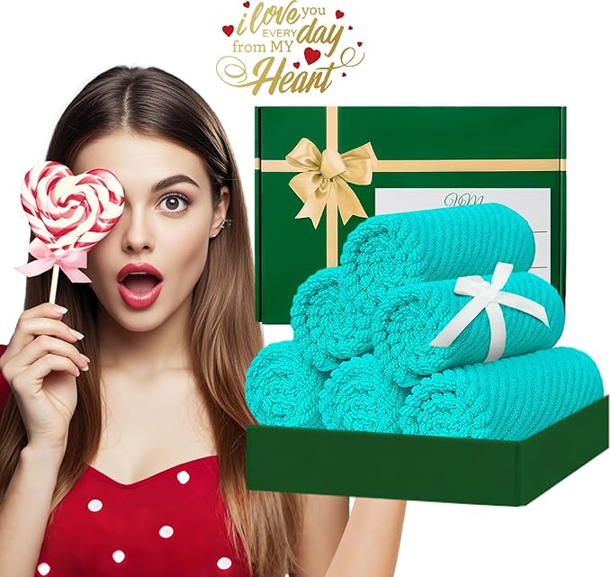 Turquoise Washcloths