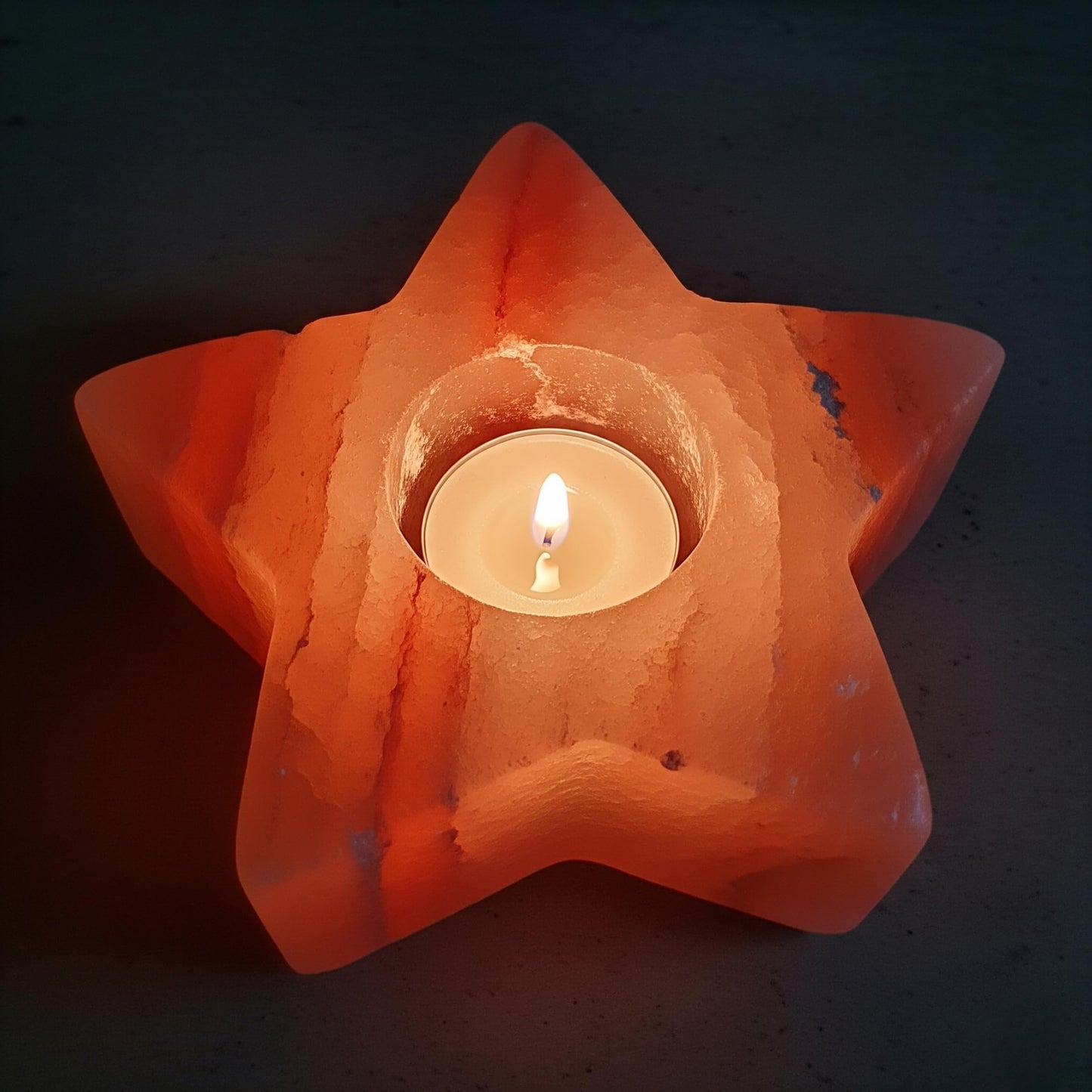 2 Tealight Candle Holders Star Shaped, 5x5x2, 2.5 lbs Each