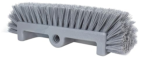 SPARTA Multi-Level Tile Scrub Brush 12" Wide Brush Head, Heavy-Duty Tile