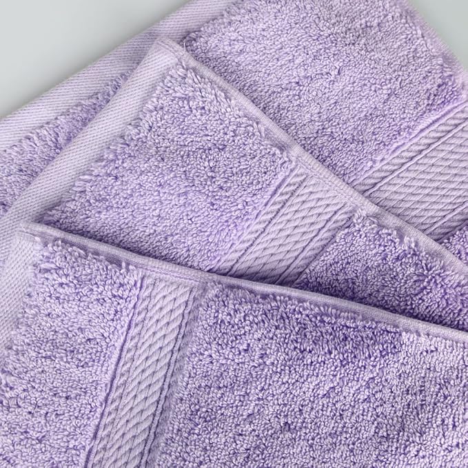 SUPERIOR Egyptian Cotton Pile 3 Piece Towel Set, Includes 1 Bath, 1 Hand