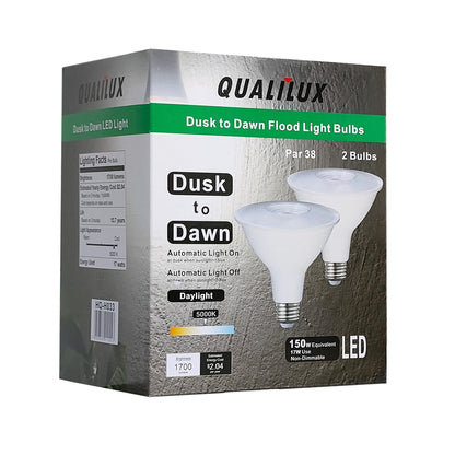Dusk to Dawn Light Bulbs, Auto On/Off Light Sensing LED Bulbs Outdoor, Vintage Amber, Edison ST19 2-Pack, 6.5W 700LM 60W Equivalent, HQ-H027
