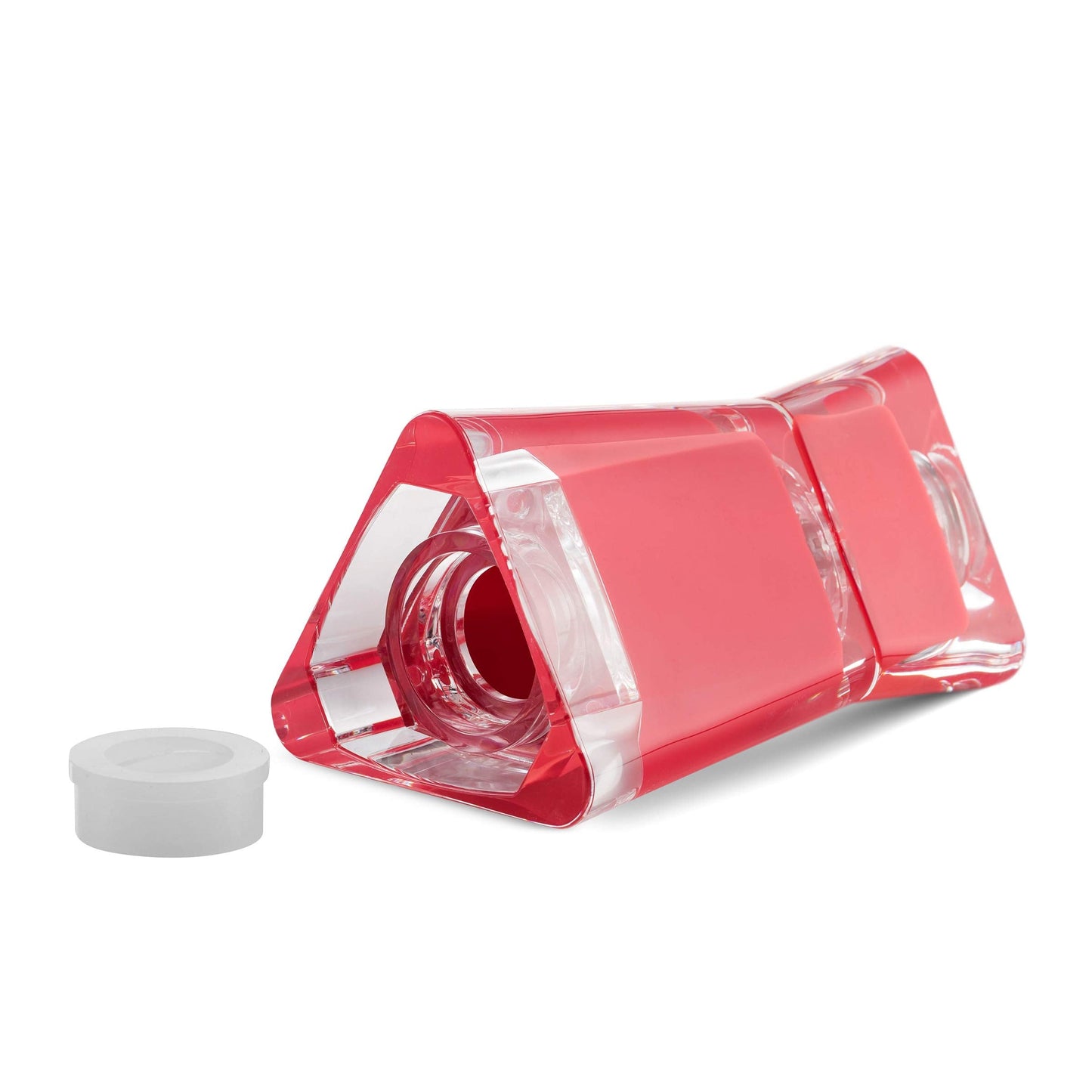 MITBAK Acrylic Red Salt and Pepper Shakers (2 Piece Set) | Elegant Salt and Pepper Dispensers with Perfectly Sized Holes for Evening Seasoning | Stylish Kitchen Accessories Utensils