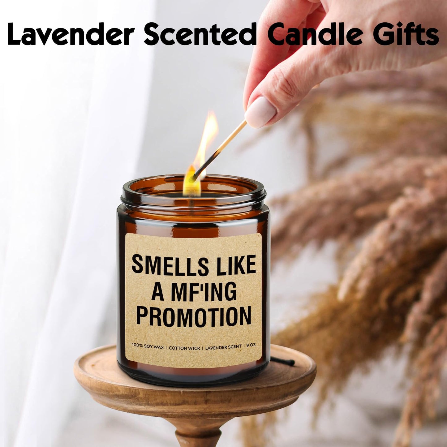 Promotion Gifts for Women, Men, Congratulations Gifts, Congrats New Job Gift, Work Celebration Gift, Job Promotion Present for Coworker, Friend, Boss, Him, HBESTIE Scented Candles