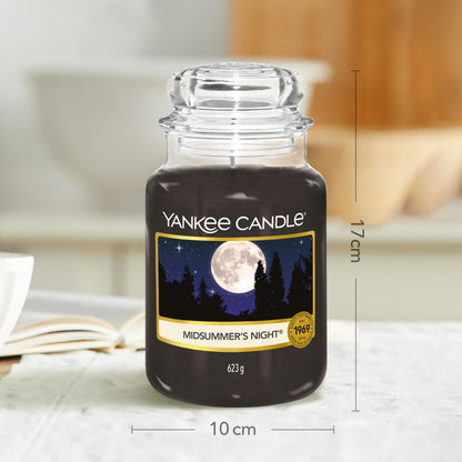 Yankee Candle Scented Candle | Midsummer's Night Large Jar | Long Burning Candles: up to 150 Hours | Perfect Gifts for Women