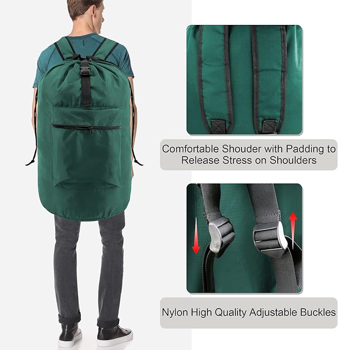 BeeGreen Laundry-Bag-Backpack-Heavy-Duty