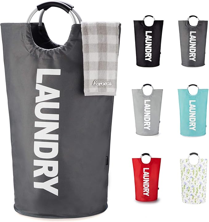 Caroeas 90L Laundry Basket, Waterproof Laundry Hamper, Laundry Bag