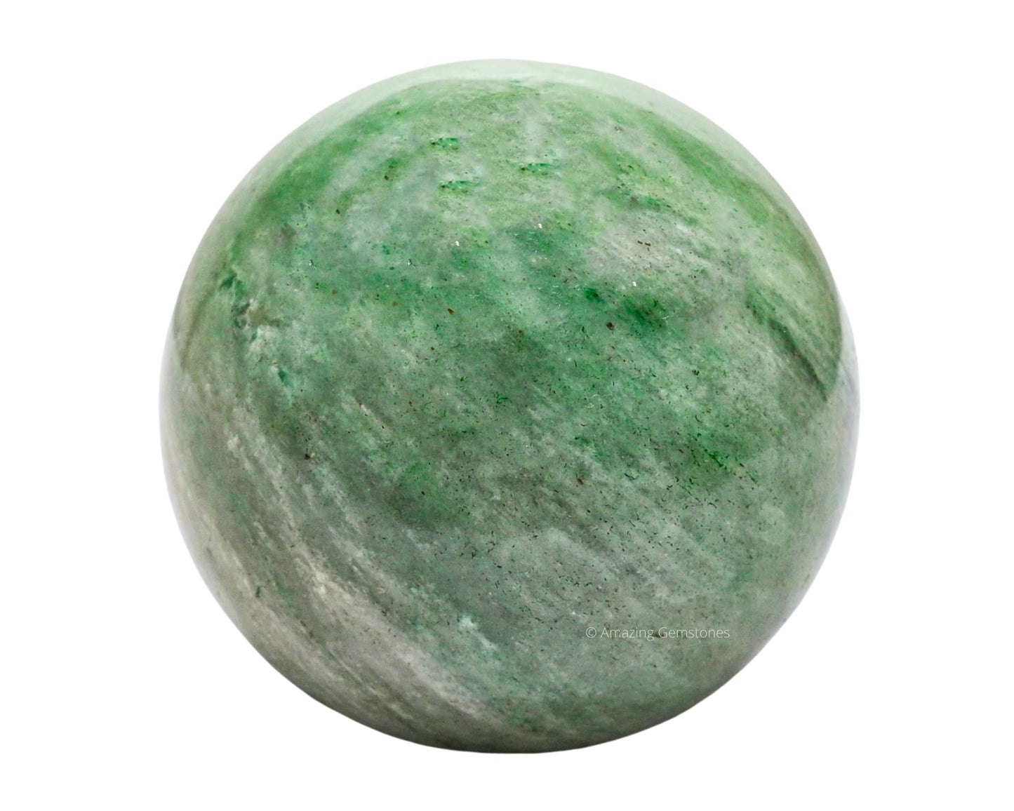 Amazing Gemstone Green Aventurine Crystal Ball with Stand - 2.5 Inches Large Crystal Sphere Meditation Balls for Witchcraft and Decorative Balls