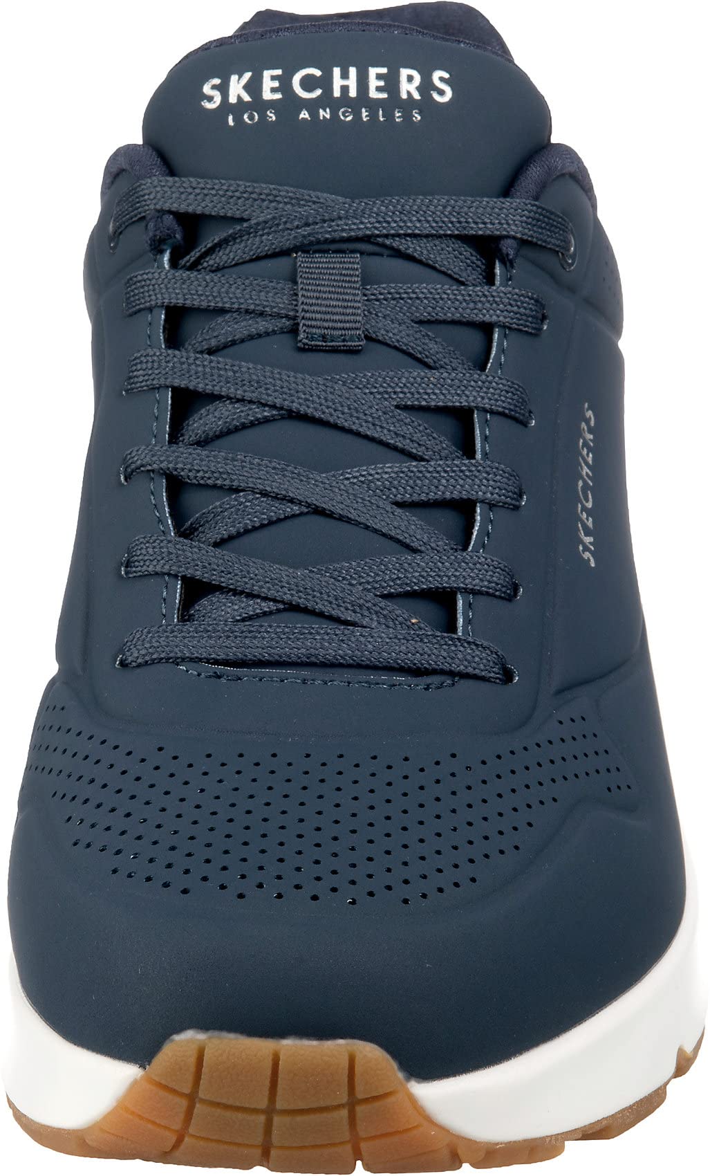 Skechers Men's Uno Stand on Air Sneaker, Navy Durabuck Trim, 8 UK