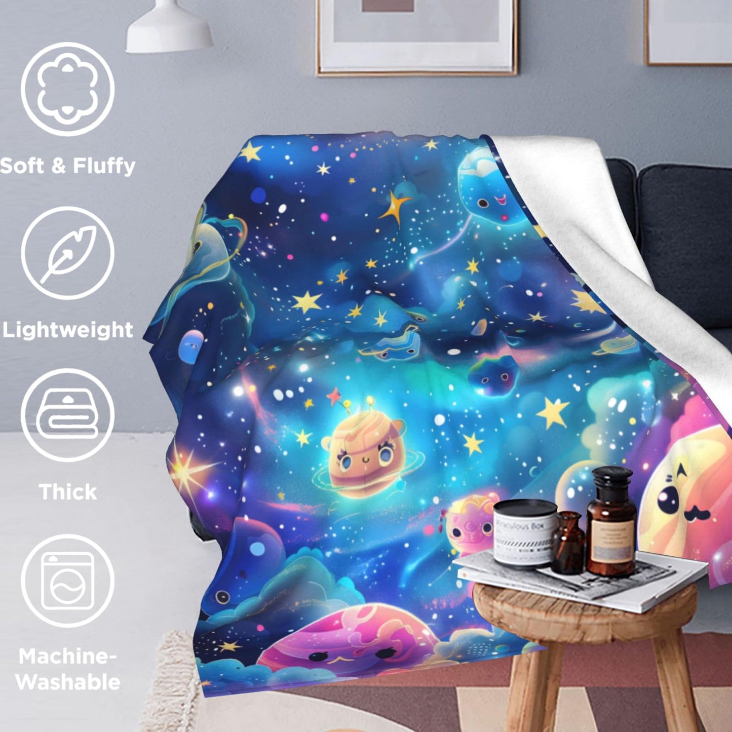 olpddz Sea Turtle Flannel Blanket Gifts for Coastal Nautical Lover,60x50inch,Vibrant Ocean Reef Throw Blankets with Marine Creature,for Bedroom,Sofa,Living Room,Camping Beach Decor Throws