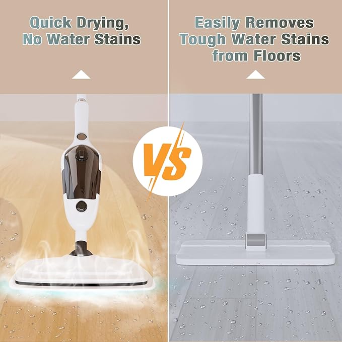 11-in-1 Steam Mop, Powerful Handheld Steam Cleaner