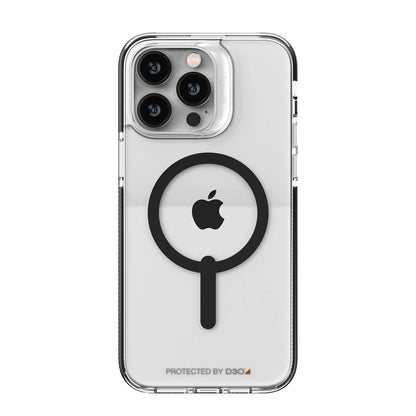 ZAGG Gear4 Santa Cruz Snap Case Apple iPhone 14 Pro Max, D30 Drop Protection Up to (13ft│4m), Wireless Charging Compatible, Reinforced Top, Bottom & Edges - Black