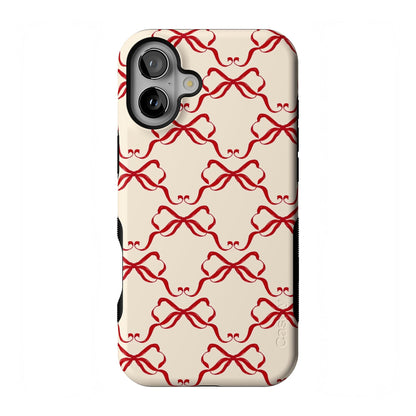 Casely iPhone 17 Pro Max Case | On The Dot | Maroon Polka Dot | Compatible with MagSafe | Bold Protective Design